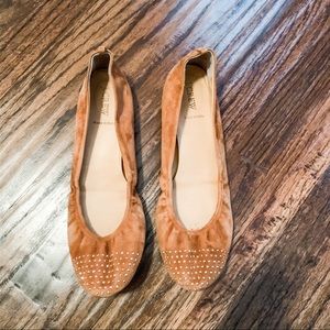 J. Crew flats w/cute stud detail on the toe